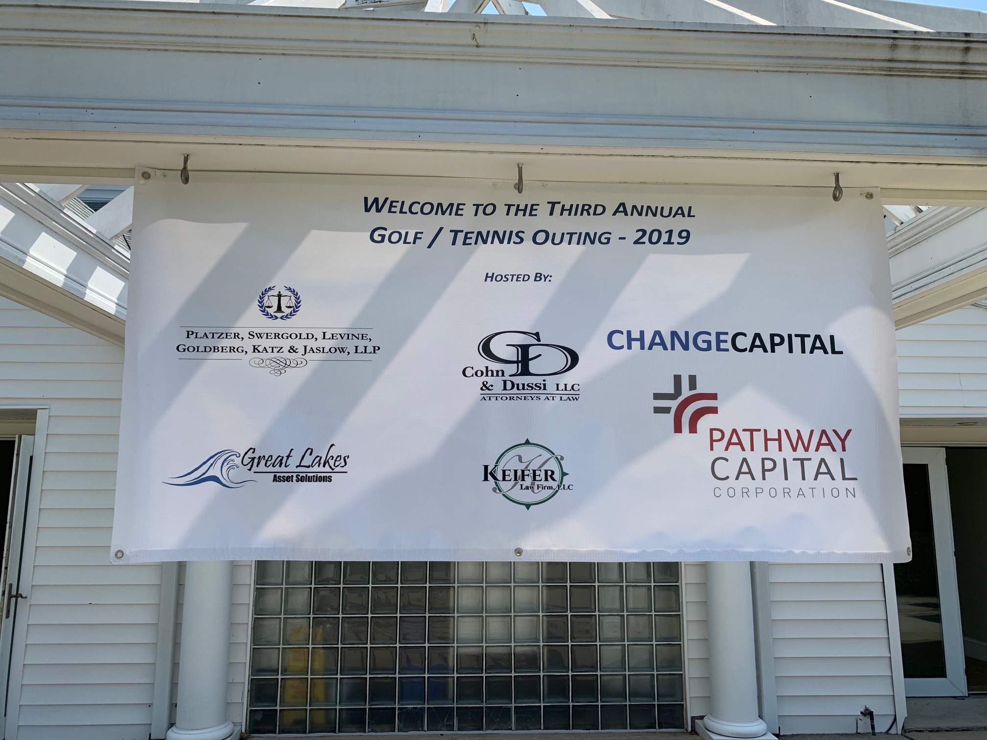 Welcome to the Third Annual Golf/Tennis Outing - 2019